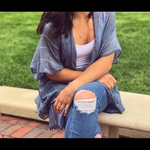 Light Blue cardigan!